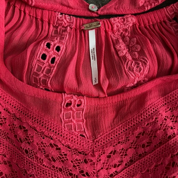 Free People Kiss Kiss Tunic - Color Sweetest Pink Size Small NWOT - Picture 8 of 10